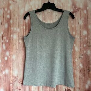 Amazon BQTQ Gray Scoop Neck Athletic Tank Top Size L